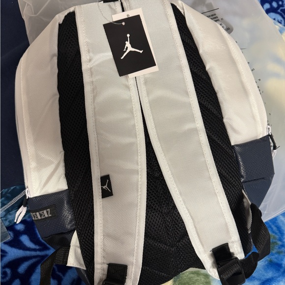 Jordan White and Blue Backpack - Picture 2 of 3